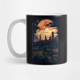 Bear Down Tucson City of Champions Anime Skyline Mug